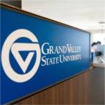 GVSU sign in the Admissions, Financial Aid area of Lubbers Student Services